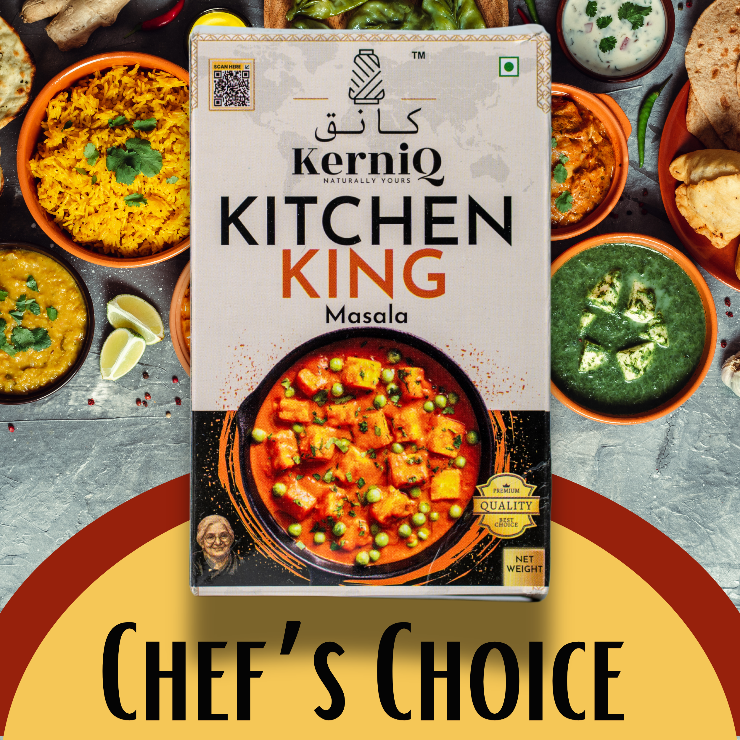 kerniq kitchen king masala 50g