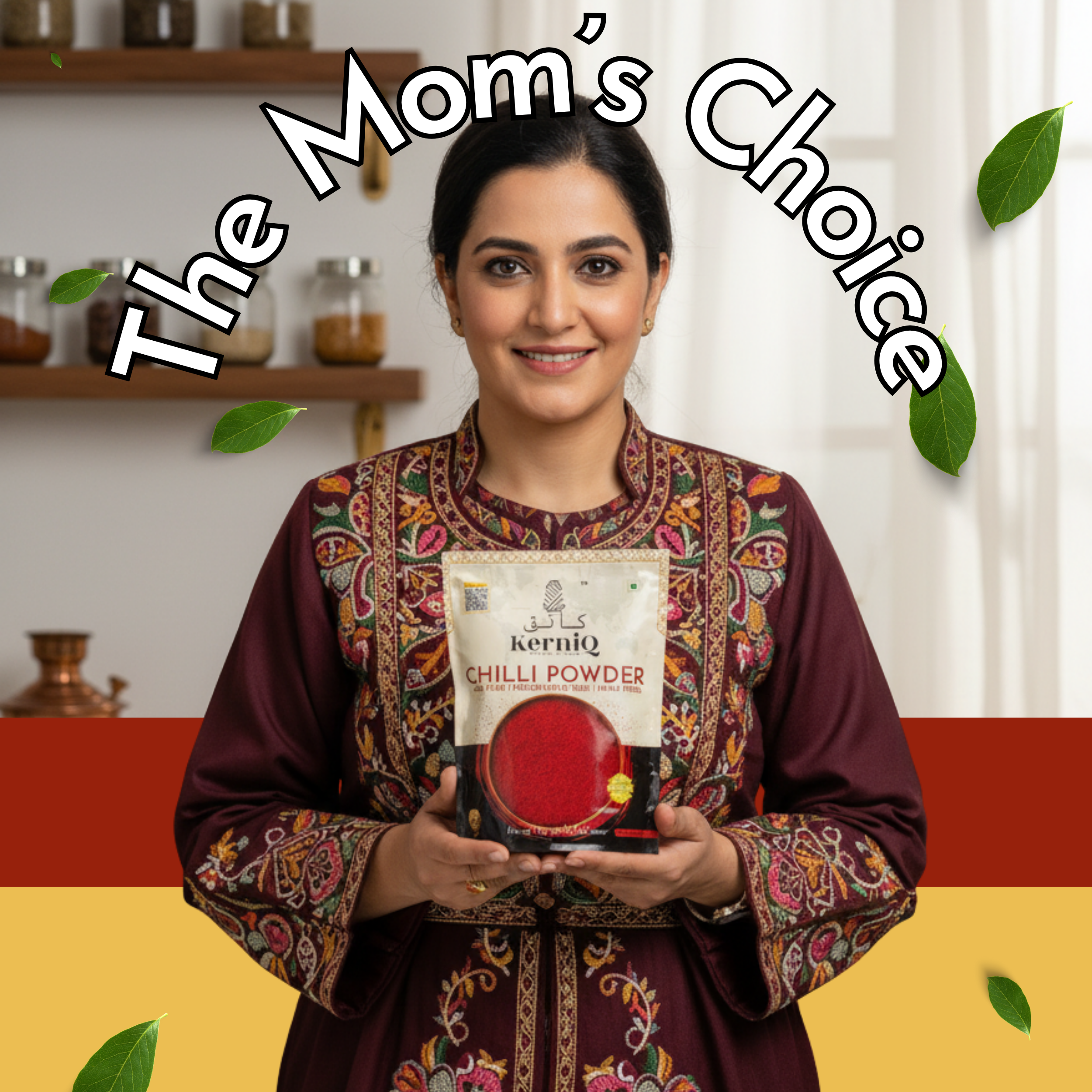 kerniq kashmiri chilli powder 1kg, hand made, lal mirchi powder, with natural oils, 100% pure , highly aromatic chilli