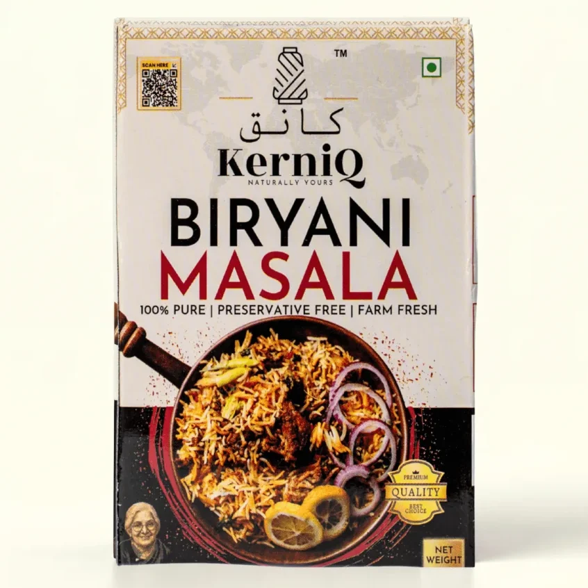 KerniQ Royal Biryani Masala 50g, Rich Flavour & Aroma, Veg & Non Veg